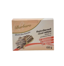 Barbara Gluténmentes Kajszibarack Ízzel Töltött Linzer 150g