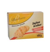 Barbara Gluténmentes Sajtos Kréker 150g