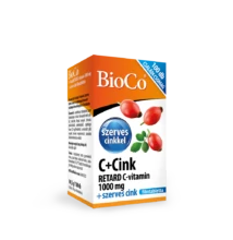 Bioco csipkebogyó C-vitamin 1000mg+cink tabletta 60db
