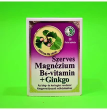 Dr. Chen Magnézium B6-vitamin+Ginkgo tabletta 30db