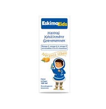 Eskimo Kids Halolaj Szirup gyerekeknek narancs ízű 105ml