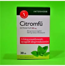 Interherb Napi 1 Citromfű Extraktum kapszula 30db