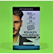 Interherb Kollagén Hyaluronsav Férfi kapszula 30db
