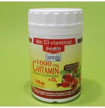 Jutavit C-vitamin 1000mg+D3-vitamin tabletta 100db