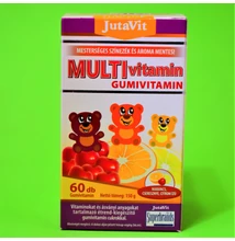 Jutavit Gumivitamin Gyerekeknek Narancs, Cseresnye, Citrom 60db