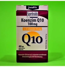Jutavit Koenzim Q10 100mg + E vitamin 40mg Kapszula 40db