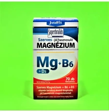 Jutavit szerves Magnézium+B6+D3 tabletta 70db