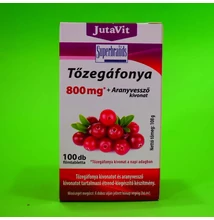 JutaVit Tőzegáfonya 800mg+Aranyvessző kivonat 100db