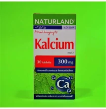 Naturland Kalcium 300mg Tabletta 30db