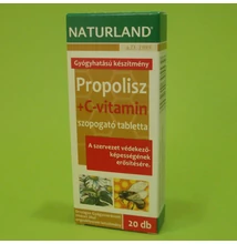 Naturland Propolisz+C-vitamin tabletta 20db