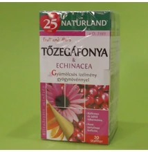 Naturland Gyümölcstea Tőzegáfonya-Echinacea Filteres 20x2g