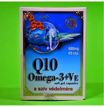Dr. Chen Q10 Koenzim+Omega-3+E-vitamin kapszula 40db