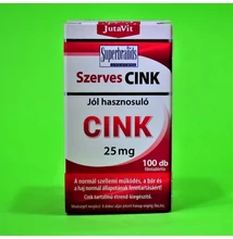 Jutavit szerves Cink 25mg filmtabletta 100db