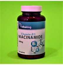  Vitaking Niacinamid B-3 Vitamin Tabletta 500mg 100db