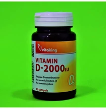 Vitaking D-vitamin 2000IU kapszula 90db