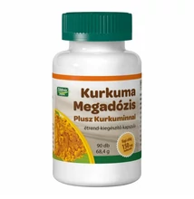 Zöldvér Kurkuma Megadózis Plusz Kurkuminnal kapszula (90 db)