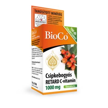 Bioco Csipkebogyós Retard C-vitamin 1000mg tabletta 100db