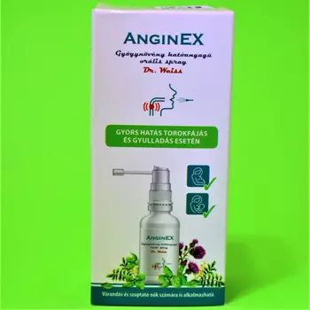 Anginex Gyógynövény Hatóanyagú Száj Spray 30ml