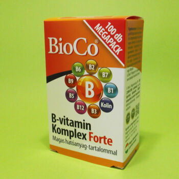 Bioco B-vitamin Komplex Forte tabletta 100db