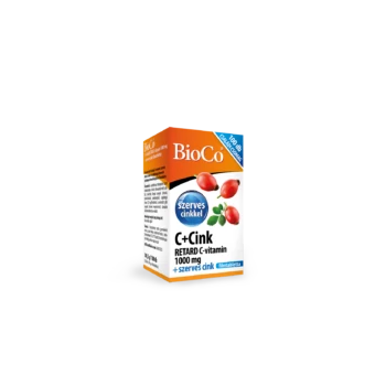 Bioco csipkebogyó C-vitamin 1000mg+cink tabletta 60db