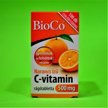 Bioco C- vitamin narancs ízű rágótabletta