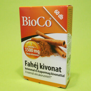 Bioco Fahéj kivonat krómmal és kapormag kivonattal tabletta 60db