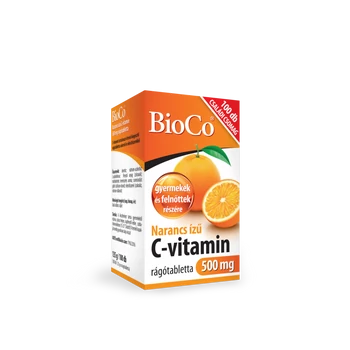 Bioco C- vitamin narancs ízű rágótabletta