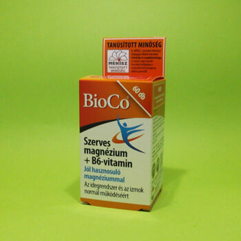 Bioco szerves magnézium+ B6 tabletta 60db