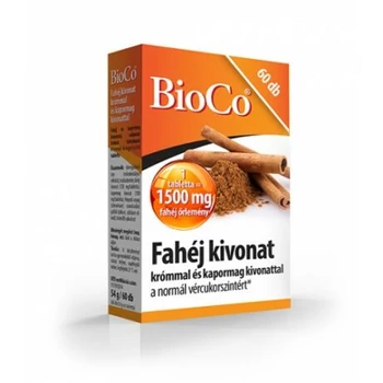 Bioco Fahéj kivonat krómmal és kapormag kivonattal tabletta 60db