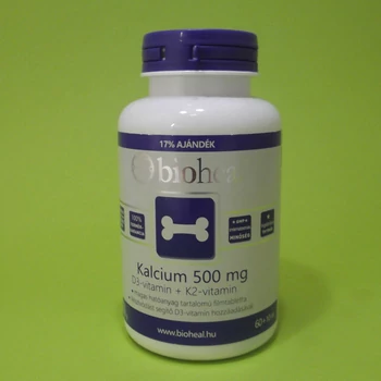 Bioheal Kalcium-D3-K2 tabletta 70db