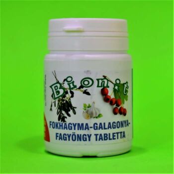  Bionit Fokhagyma-Galagonya-Fagyöngy tabletta 150db