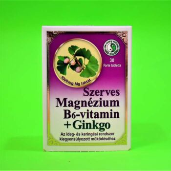 Dr. Chen Magnézium B6-vitamin+Ginkgo tabletta 30db