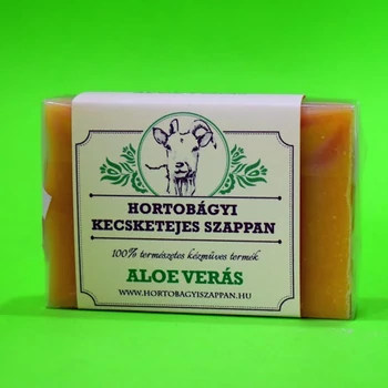 Hortobágyi Kecsketejes Kézműves Szappan Aloe Verás 110g