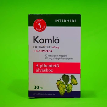 Interherb Napi 1 Komló Extraktum+B-komplex kapszula 30db