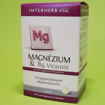 Interherb Magnézium B6-vitamin tabletta 30db