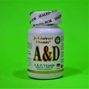 Jó közérzet A &amp; D vitamin 100db