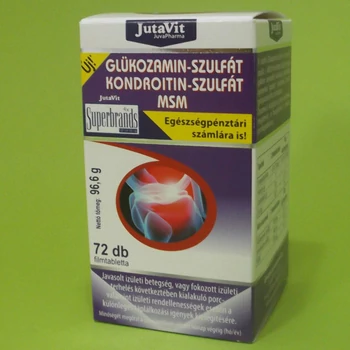 Jutavit Glükozamin+Kondroitin+MSM tabletta 72db