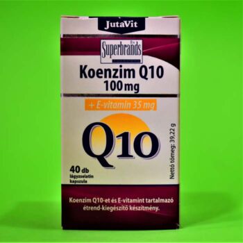 Jutavit Koenzim Q10 100mg + E vitamin 40mg Kapszula 40db