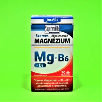 Jutavit szerves Magnézium+B6+D3 tabletta 70db