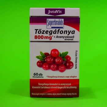 Jutavit Tőzegáfonya-aranyvessző kivonat tabletta 60db