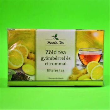 Mecsek Gyömbér-Citrom ízű Zöld tea filteres 20x2g