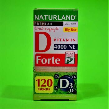 Naturland Prémium D-vitamin forte 4000NE tabletta 120db