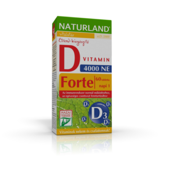 Naturland D-vitamin forte tabletta 60db