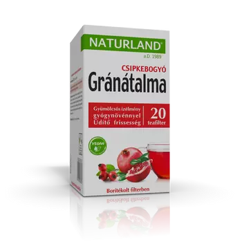 Naturland Gránátalma-csipkebogyó tea filteres 20x2g