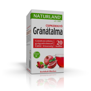 Naturland Gránátalma-csipkebogyó tea filteres 20x2g