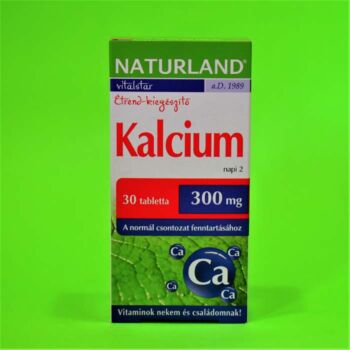 Naturland Kalcium 300mg Tabletta 30db