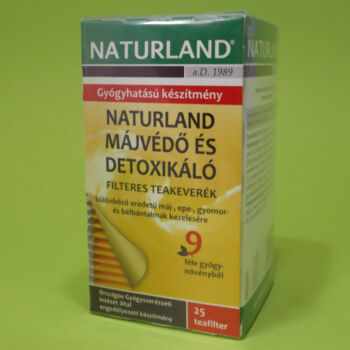 Naturland Májvédő teakeverék filteres 25x1,5g