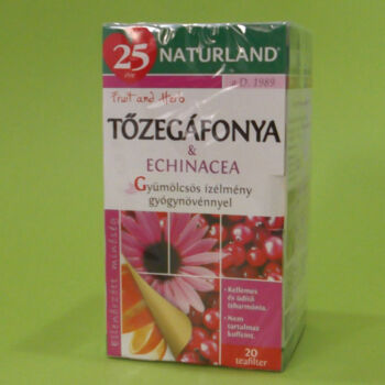 Naturland Gyümölcstea Tőzegáfonya-Echinacea Filteres 20x2g