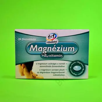 1x1 Vitaday magnézium+B6 vitamin filmtabletta 30db