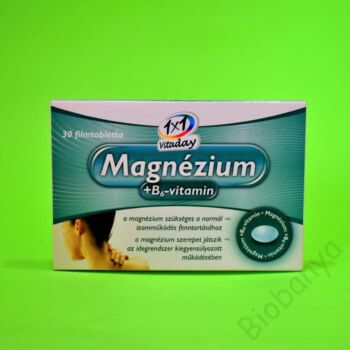 1x1 Vitaday magnézium+B6 vitamin filmtabletta 30db